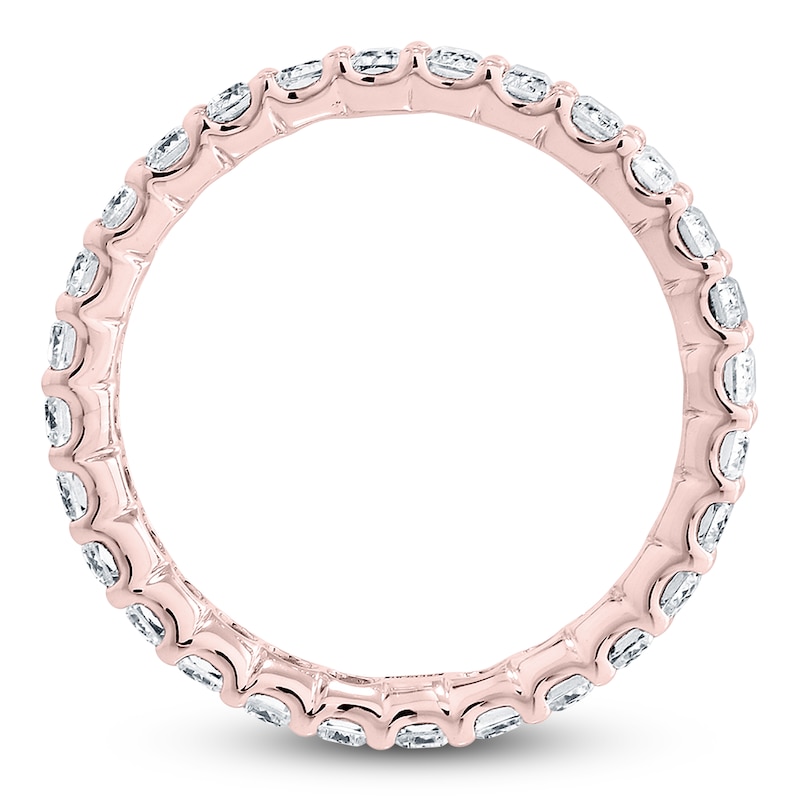 Main Image 2 of Certified Emerald-Cut Diamond Anniversary Band 2 - 2-3/8 ct tw 14K Rose Gold