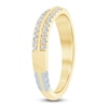 Thumbnail Image 2 of Pnina Tornai Diamond Two-Row Curved Wedding Band 1/3 ct tw 14K Yellow Gold