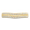 Thumbnail Image 3 of Pnina Tornai Diamond Two-Row Curved Wedding Band 1/3 ct tw 14K Yellow Gold