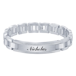 1/3 ct tw Diamond Men's Bracelet (3 Lines)