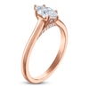 Thumbnail Image 2 of Marquise-Cut Lab-Grown Diamond Solitaire Plus Engagement Ring 7/8 ct tw 18K Rose Gold (VS2/F)