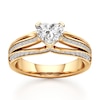 Thumbnail Image 1 of J'Lure Lab-Grown Diamond Heart Brilliant-Cut Engagement Ring 1-3/8 ct tw 18K Yellow Gold