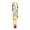 Thumbnail Image 3 of J'Lure Lab-Grown Diamond Heart Brilliant-Cut Engagement Ring 1-3/8 ct tw 18K Yellow Gold