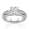 Thumbnail Image 1 of J'Lure Lab-Grown Diamond Heart Brilliant-Cut Engagement Ring 1-3/8 ct tw 18K White Gold