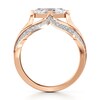 Thumbnail Image 2 of J'Lure Lab-Grown Diamond Lozenge Step-Cut Engagement Ring 1-3/8 ct tw 18K Rose Gold
