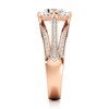 Thumbnail Image 3 of J'Lure Lab-Grown Diamond Octagon Brilliant-Cut Engagement Ring 2-3/8 ct tw 18K Rose Gold