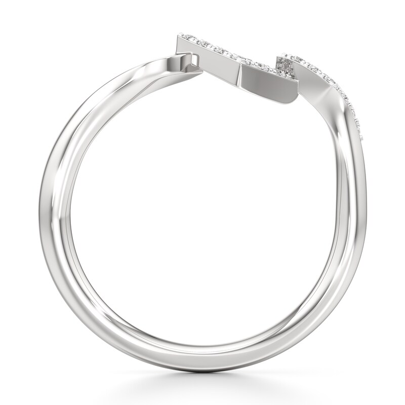 Main Image 2 of J'Lure Lab-Grown Diamond Wedding Band 1/10 ct tw 18K White Gold