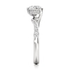 Thumbnail Image 3 of J'Lure Heart Brilliant-Cut Lab-Grown Diamond Bypass Engagement Ring 1-1/3 ct tw 18K White Gold