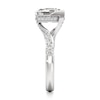 Thumbnail Image 3 of J'Lure Hexagon Step-Cut Lab-Created Diamond Bypass Engagement Ring 3-3/8 ct tw 18K White Gold