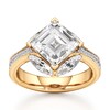 Thumbnail Image 1 of J'Lure Carre Step-Cut Lab-Created Diamond Engagement Ring 4-1/2 ct tw 18K Yellow Gold