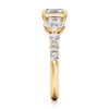 Thumbnail Image 3 of J'Lure Square-Emerald Step-Cut Lab-Grown Diamond Engagement Ring 3-1/2 ct tw 18K Yellow Gold