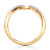 Thumbnail Image 2 of J'Lure Lab-Grown Diamond Angled Contour Wedding Band 1/4 ct tw 18K Yellow Gold
