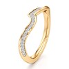 Thumbnail Image 4 of J'Lure Lab-Grown Diamond Contour Wedding Band 1/8 ct tw 18K Yellow Gold