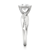 Thumbnail Image 3 of J'Lure Octagon Brilliant-Cut Lab-Grown Diamond Bypass Engagement Ring 1 ct tw 18K White Gold