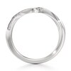 Thumbnail Image 2 of J'Lure Lab-Grown Diamond Contour Wedding Band 1/6 ct tw 18K White Gold