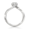Thumbnail Image 2 of J'Lure Oval Step-Cut Lab-Grown Diamond Bypass Engagement Ring 2-1/5 ct tw 18K White Gold