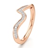 Thumbnail Image 4 of J'Lure Lab-Grown Diamond Contour Wedding Band 1/6 ct tw 18K Rose Gold