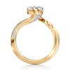 Thumbnail Image 2 of J'Lure Pear Step-Cut Lab-Grown Diamond Bypass Engagement Ring 3-1/5 ct tw 18K Yellow Gold