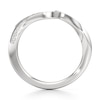 Thumbnail Image 2 of J'Lure Lab-Created Diamond Contour Wedding Band 1/5 ct tw 18K White Gold
