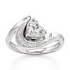 Thumbnail Image 1 of J'Lure Heart Brilliant-Cut Lab-Grown Diamond Engagement Ring 1 ct tw 18K White Gold