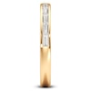 Thumbnail Image 3 of J'Lure Baguette-Cut Lab-Grown Diamond Contour Wedding Band 3/8 ct tw 18K Yellow Gold