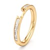 Thumbnail Image 4 of J'Lure Baguette-Cut Lab-Grown Diamond Contour Wedding Band 1/3 ct tw 18K Yellow Gold
