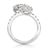 Thumbnail Image 2 of J'Lure Shield Step-Cut Two-Stone Lab-Grown Diamond Engagement Ring 4-5/8 ct tw 18K White Gold