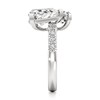 Thumbnail Image 3 of J'Lure Shield Step-Cut Two-Stone Lab-Grown Diamond Engagement Ring 4-5/8 ct tw 18K White Gold