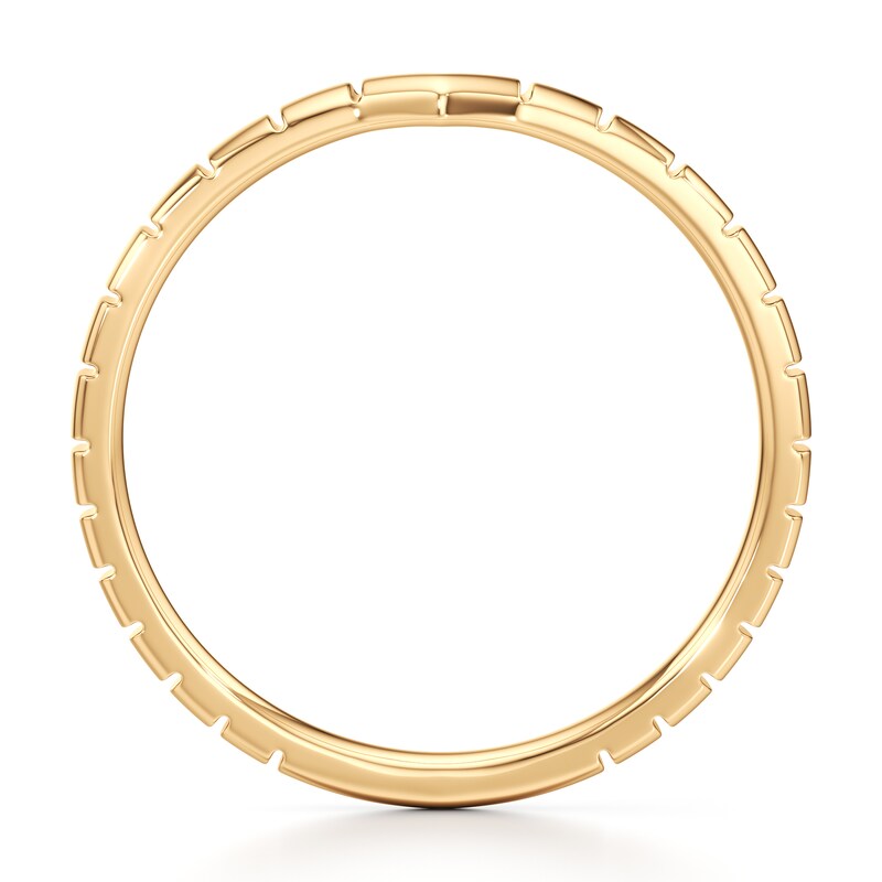 Main Image 2 of J'Lure Contour Wedding Band 18K Yellow Gold