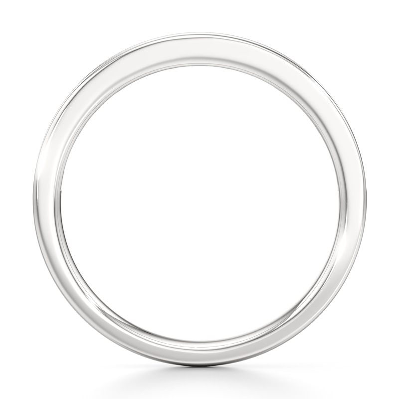 Main Image 2 of J'Lure Baguette & Round-Cut Lab-Grown Diamond Wedding Band 1/3 ct tw 18K White Gold