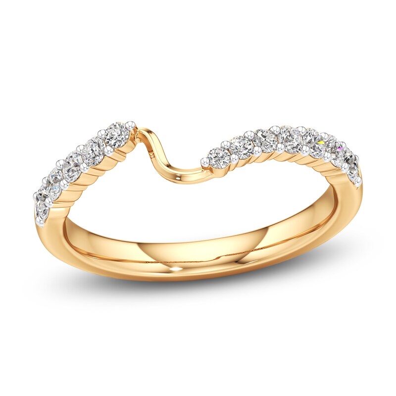 Main Image 1 of J'Lure Lab-Grown Diamond Wedding Band 1/3 ct tw 18K Yellow Gold