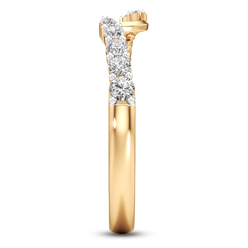 Main Image 3 of J'Lure Lab-Grown Diamond Wedding Band 1/3 ct tw 18K Yellow Gold