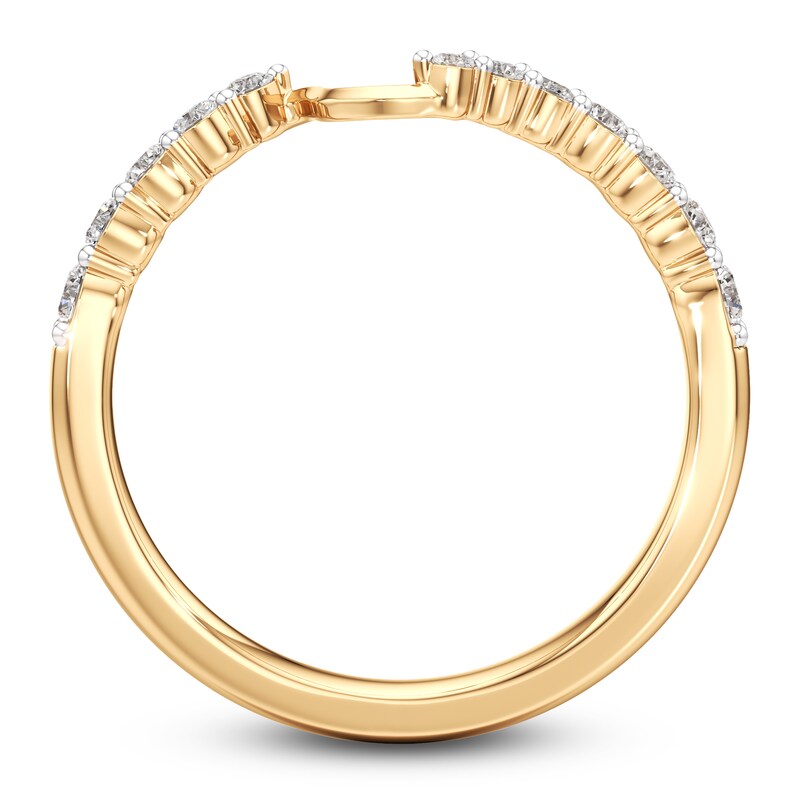Main Image 4 of J'Lure Lab-Grown Diamond Wedding Band 1/3 ct tw 18K Yellow Gold