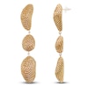 Thumbnail Image 3 of Susana Vega Lapis Earrings with Gold Glass Beads