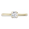 Thumbnail Image 3 of Certified Round-Cut Diamond Solitaire Engagement Ring 1/2 ct tw 18K Yellow Gold (SI2/G)