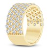 Thumbnail Image 2 of Lab-Grown Diamond Multi-Row Anniversary Ring 2 ct tw 14K Yellow Gold