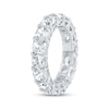 Thumbnail Image 2 of Cushion-Cut Lab-Grown Diamond Eternity Band 6-3/4 - 8-5/8 ct tw 14K White Gold