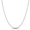 Thumbnail Image 1 of Ice Chain Necklace 2.6mm Solid 14K White Gold 18"