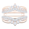 Thumbnail Image 3 of Certified Diamond Chevron Enhancer Ring 1 ct tw 14K Rose Gold