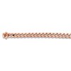 Thumbnail Image 1 of Miami Cuban Curb Chain Bracelet 6.1mm Solid 14K Rose Gold 8.5"