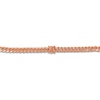 Thumbnail Image 2 of Miami Cuban Curb Chain Bracelet 6.1mm Solid 14K Rose Gold 8.5"