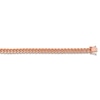 Thumbnail Image 3 of Miami Cuban Curb Chain Bracelet 6.1mm Solid 14K Rose Gold 8.5"