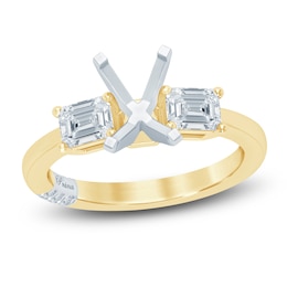 Pnina Tornai Lab-Grown Diamond Engagement Ring Setting 3/4 ct tw 14K Yellow Gold