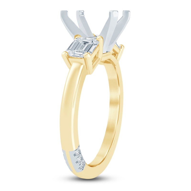 Main Image 2 of Pnina Tornai Lab-Grown Diamond Engagement Ring Setting 3/4 ct tw 14K Yellow Gold