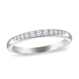 Vera Wang VOW Diamond Graduated Wedding Band 1/6 ct tw 14K White Gold