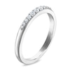 Thumbnail Image 2 of Vera Wang VOW Diamond Graduated Wedding Band 1/6 ct tw 14K White Gold