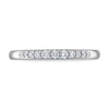 Thumbnail Image 3 of Vera Wang VOW Diamond Graduated Wedding Band 1/6 ct tw 14K White Gold