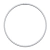 Thumbnail Image 1 of Lab-Grown Diamond Tennis Necklace 15 ct tw 14K White Gold 17"