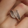 Thumbnail Image 4 of Le Vian Chocolate Ombré Diamond Swirl Ring 7/8 ct tw 14K Strawberry Gold
