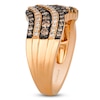 Thumbnail Image 3 of Le Vian Chocolate Diamond Bypass Ring 7/8 ct tw 14K Strawberry Gold